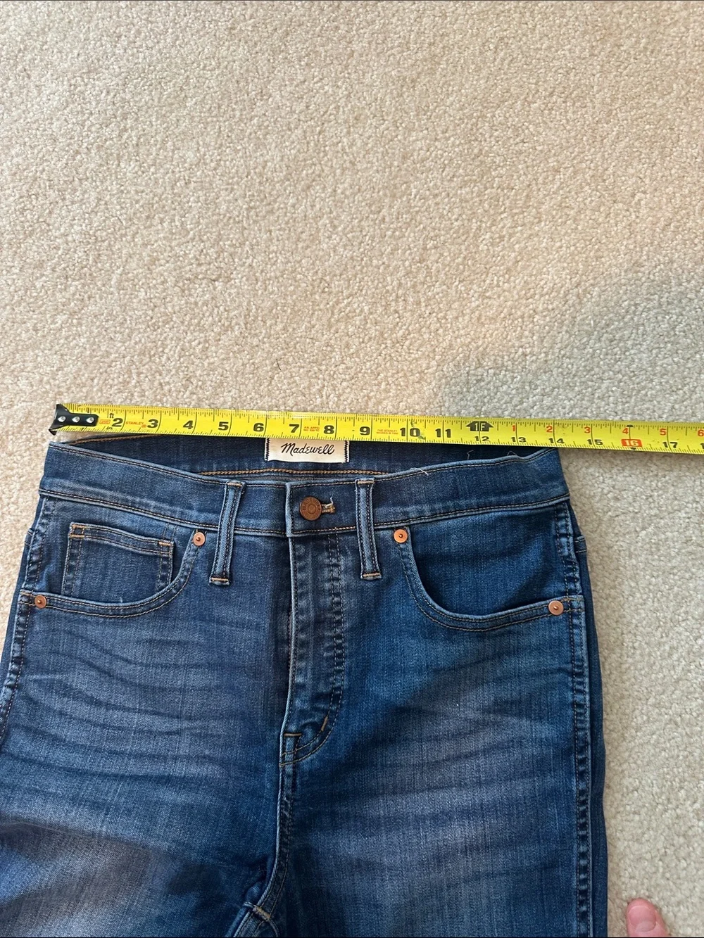 Madewell Indigo High-Rise Skinny Jeans